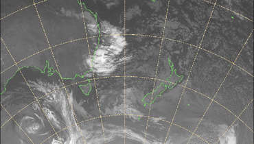 Satellite Map for New Zealand